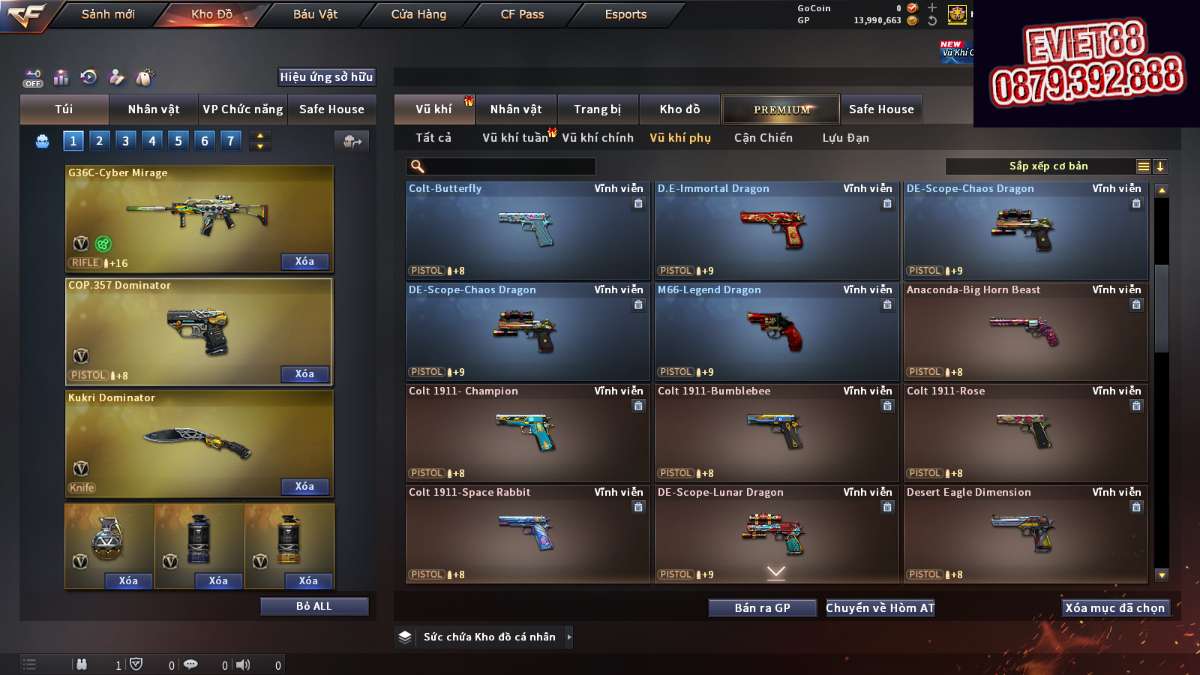 shop acc cf uy tin gia re